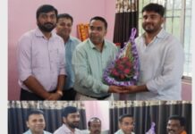 आदित्यपुर नगर निगम के नवनिर्वाचित मेयर संजय सरदार और डिप्टी मेयर अंकुर सिंह ने चैत्र नवरात्र के पहले दिन पूजा-अर्चना के बाद अपना किया पदभार ग्रहण