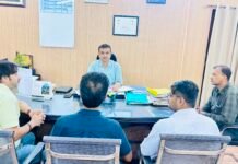जमशेदपुर में नगरीय प्रशासन निदेशालय द्वारा प्रस्तावित आयोजित होने वाले “स्ट्रीट फूड फेस्टिवल” की पूर्व तैयारियों को लेकर नगर आयुक्त एजाज़ अनवर की अध्यक्षता में बैठक संपन्न